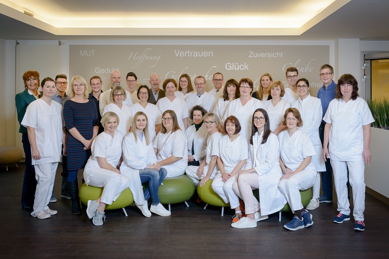 Team der Klinik für Dermatologie, Allergologie und Phlebologie