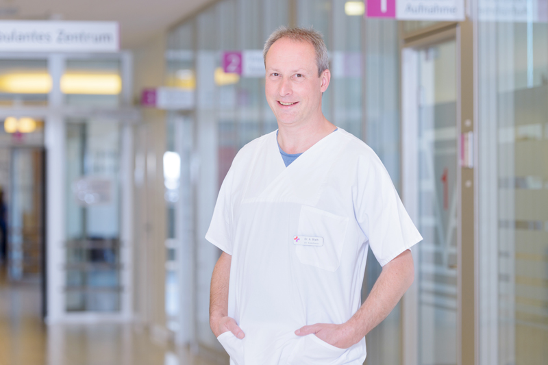 Dr. med. Andreas Blath, Oberarzt in der Klinik für Anästhesiologie und operative Intensivmedizin am Klinikum Bremerhaven-Reinkenheide (Foto: Antje Schimanke)