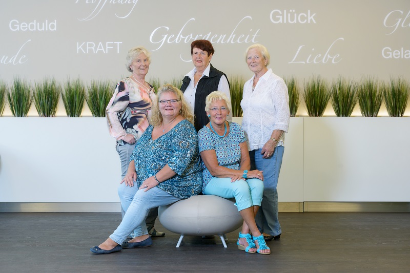 Gruppenfoto von Mitarbeiterinnen des Besuchsservices am Klinikum Bremerhaven-Reinkenheide (Foto: Antje Schimanke)