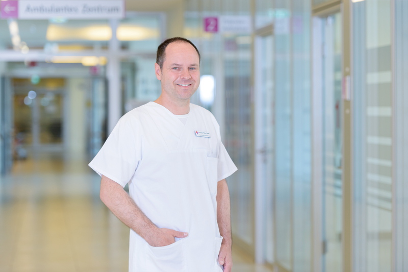 Alexander Müller-Porwoll, Leitung der Stationären Physiotherapie am Klinikum Bremerhaven-Reinkenheide (Foto: Antje Schimanke)