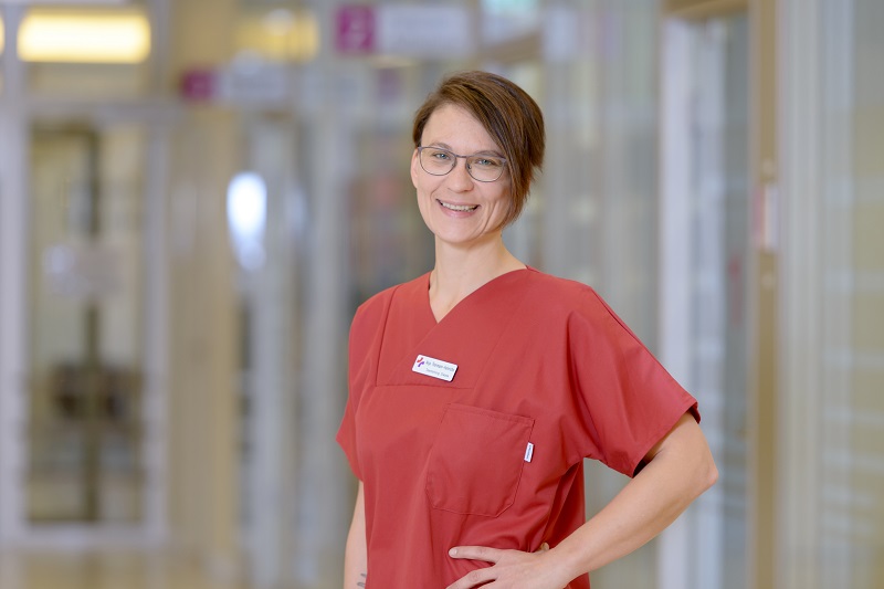 Anja Thormann-Heinrichs, Mitarbeiterin am Klinikum Bremerhaven-Reinkenheide (Foto: Antje Schimanke)