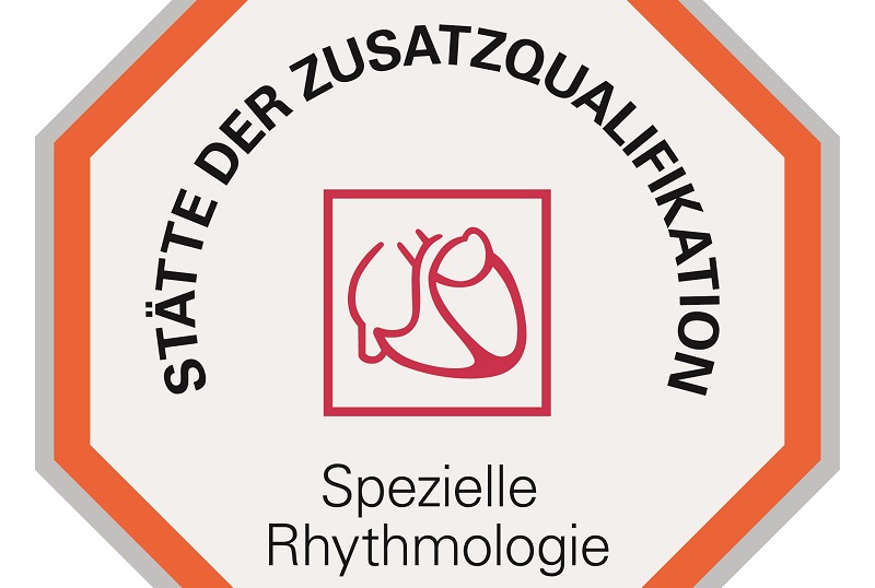 Siegel der Deutschen Gesellschaft für Kardiologie als Stätte der Zusatzqualifikation Spezielle Rhythmologie Siegel der Deutschen Gesellschaft für Kardiologie als Stätte der Zusatzqualifikation Spezielle Rhythmologie
