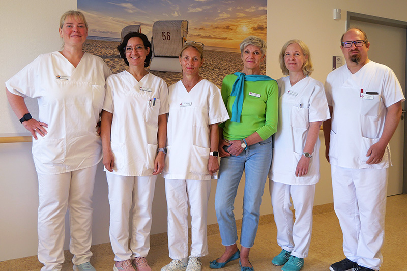 Gruppenfoto vom Team der Schmerztherapie am Klinikum Bremerhaven-Reinkenheide